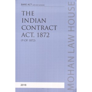 Mohan Law House's The Indian Contract Act, 1872 Bare Act